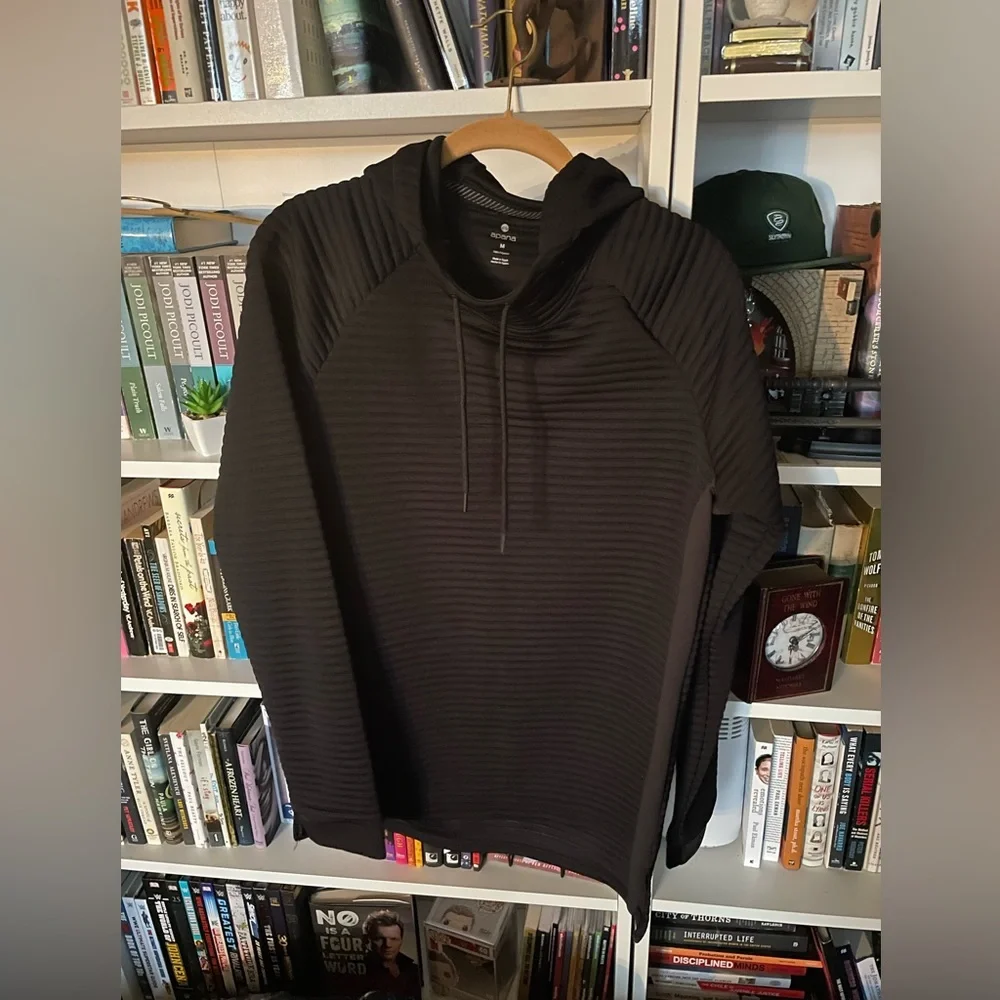 Apana Men’s Ribbed Collared Drawstring Sweater - Picture 1 of 3